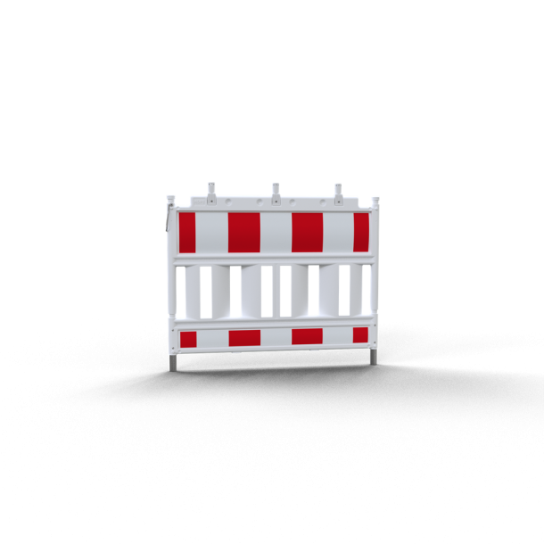Schake EURO | panel fence | film RA1/A, red / white | length: 1,20 m | with lamp adapter